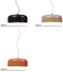 Lustra design nordic Marseille terra, 48,5cm