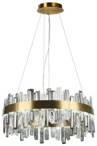 Lustră LED de cristal dimabilă pe cablu LED/80W/230V + telecomandă