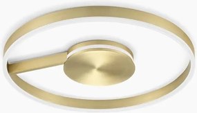 Lustra circulara aluminiu bronz LED CCT SIENA 60cm