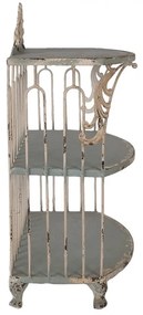 Raft verde, din metal, aspect vintage, Verdeau