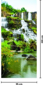 Fototapet pentru ușă - Cascade (95x205cm)
