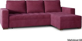 Colțar lemn masiv Extensibil Nelia 237x150cm Ladă Depozitare Personalizabil - Sawana 05/ Soft 17, Universal
