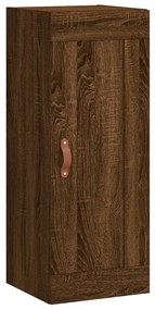 830483 vidaXL Dulap de perete, maro stejar, 34,5x34x90 cm, lemn prelucrat