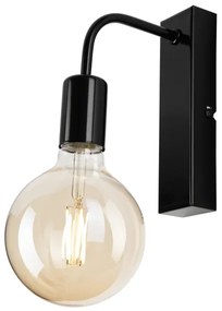 Aplică ASTRID 1xE27/60W/230V negru lucios