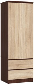 Dulap de haine Suman (wenge + Stejar sonoma). 1069567