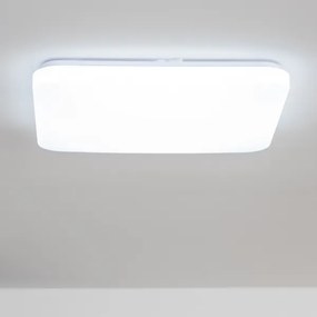 Brilagi - Plafonieră LED SMART dimmabilă, 24W, 230V, 43x43 cm, Wi-Fi Tuya + telecomandă