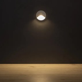 Kanlux 39123 - Lampă LED pentru trepte cu senzor EXIN, 2,5W/230V, 3000K, IP65, alb, rotund