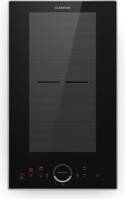 Klarstein Delicatessa Domino Prime, plită incorporabilă, cu inducție, 2 zone, 3500 W