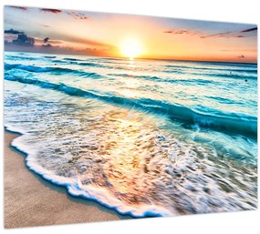 Tablou - Plaja de la mare (70x50 cm)
