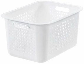Coș de depozitare SmartStore Modern, alb, 37 x 28x 20 cm, 37 x 28 x 20 cm