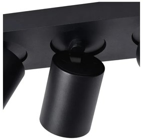 Spot LED dimabil NIGEL 3xGU10/5W/230V negru Lucide 09929/15/30