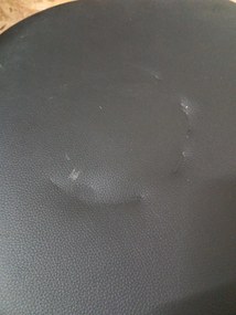 PROMO SCAUN ALB-NEGRU BALI MARK CU PICIOARE DIN FAG CALITATE II