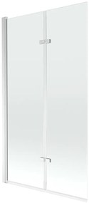 Mexen Castor paravan cadă 2-aripi 100 x 150 cm, Transparent, Crom - 892-100-002-01-00