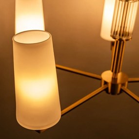 Candelabru elegant cu 5 brate VINCENZA alama periata