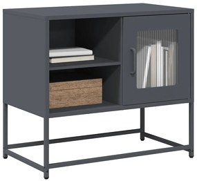 vidaXL Dulap TV, antracit, 68x39x60,5 cm, oțel