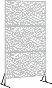 vidaXL Ecran de intimitate Gri 100 x 50 x 180 cm Oțel