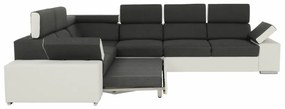 Colţar universal, gri/alb, 2+3, MARBELA LUX