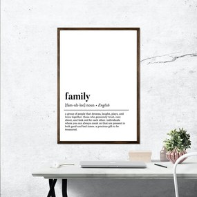 Poster 50x70 cm Family – Wallity