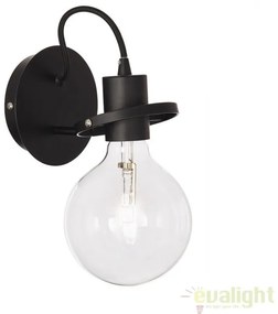 Aplica de perete design modern RADIO AP1 NERO 119502