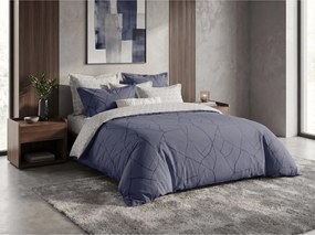 Lenjerie de pat din bumbac GREYVO albastru cenusiu Dimensiune lenjerie de pat: 70 x 90 cm | 140 x 200 cm