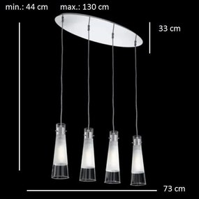 Pendul design italian KUKY CLEAR SP4 023038