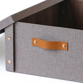 Set de 2 cutii de depozitare cu capac Kitchisimo 33 × 40 × 17 cm, M