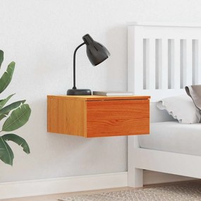 vidaXL Noptieră Montată pe Perete Maro ceruit 37 x 35 x 18.5 cm