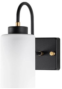 Aplică de perete neagră-albă ø 10 cm Duzsuz – Opviq lights