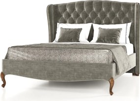Pat lemn masiv Celisea I 140/160/180/200 x 200 cm - 200x200, Ivoire