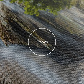 Tablou Canvas, 100x200cm, Dormitor si Living, Peisaje, Cascade, Forest Waterfall View