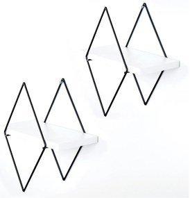 Raft decorativ de perete Duvelo 15 (alb) . 1093637