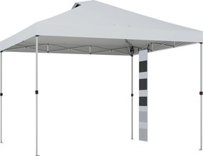 Outsunny Pavilion 3x3 m Pop-Up cu Buzunare, UPF 50+, cu Saci de Nisip și Geantă cu Roți | Aosom Romania