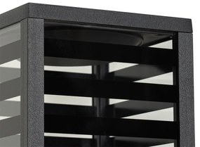 Lampă de podea modernă pentru exterior neagră 80 cm IP44 - Reims