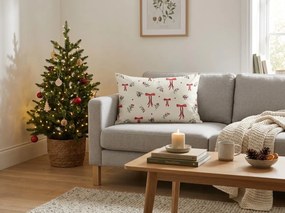 Fata de perna din bumbac HOLLY BOWS 50x70 cm, colorat