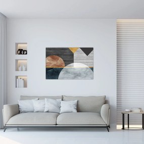 Tablou - Forme și texturi (90x60 cm)