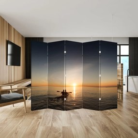 Paravan - Caiac pe mare (210x170 cm)