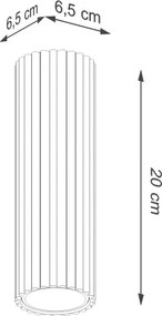 Brilagi - Spot CRESTO 1xGU10/10W/230V 20 cm negru