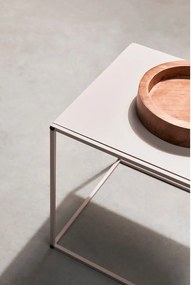 Măsuțe de cafea bej 2 buc. din metal 38x38 cm Alrik – Yes Everyday