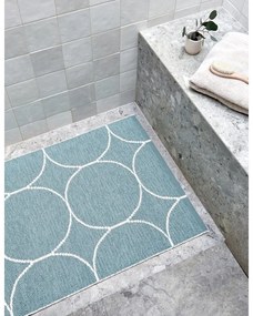 Covor pentru exterior și interior albastru deschis 70x100 cm Boo Haze – Pappelina