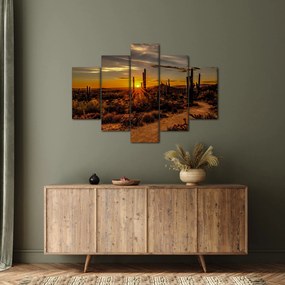 Tablou - Sfărșit de zi în deșertul Arizona (150x105 cm)