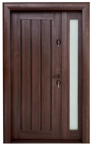 Ușă Metalică cu MDF Arhitect 425D 1G 120 Mahon PVC Dreapta