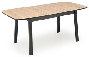 Masă de bucătărie Hank, stejar artisan / negru