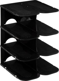 Organizator din plastic pentru pantofi și accesorii, 4 perechi