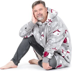 Hanorac din micropluș 4Home  Arctic Snuggles, uni L - pentru bărbați