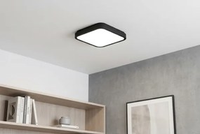Brilagi - Plafonieră LED pentru baie ZENNA, 36W, 230V, 41x41 cm, IP44, negru