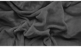Cearsaf Cocolino microplus cu elastic SOFT 90x200 cm gri inchis