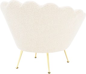 Fotoliu design elegant LUX Trapezium crem 113990 HZ