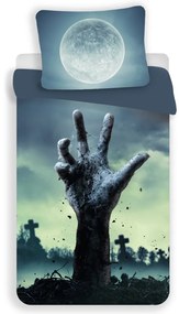 Halloween Moon Set de Lenjerie Zombie 140x200cm, 70x90 cm Microfibră