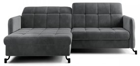 Canapea extensibila cu spatiu pentru depozitare, 225x105x160 cm, Lorelle L03, Eltap (Culoare: Roz deschis / Omega 91)