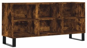 vidaXL Comodă TV, stejar fumuriu, 103,5x30x50 cm, lemn compozit